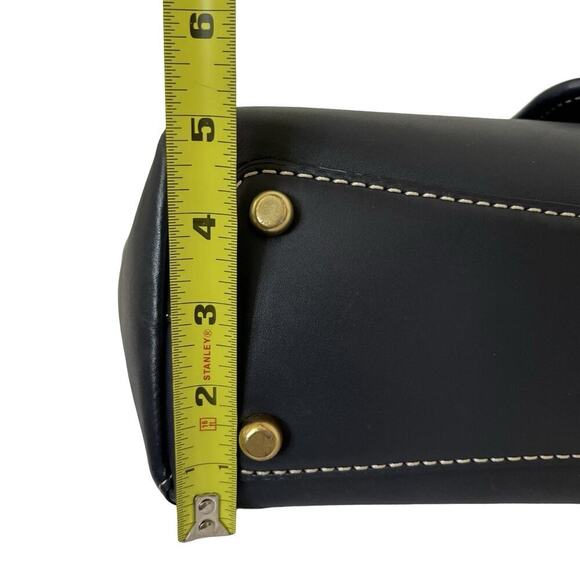 COACH 1941 Courier Tea Rose Glovetanned Leather Satchel Carryall 88348 Navy Bag - Picture 16 of 16